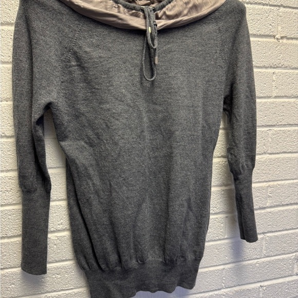 Escada Gray Knit Top - Picture 2 of 10